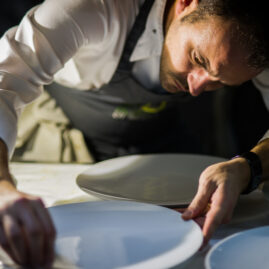 Shooting cuisine restaurant étoilé - Cédric Burtin - Bourgogne
