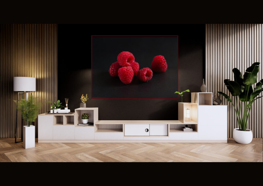Tirage d'Art dans un salon - Art culinaire immersif