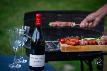 Photographie vin réseaux sociaux Compagnie de Burgondie Barbecue