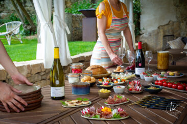 Ambiances bouteilles & accords mets et vins : un shooting pour Millebuis