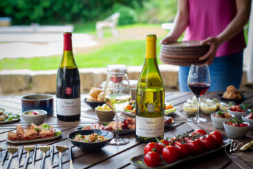 Ambiances bouteilles & accords mets et vins : un shooting pour Millebuis