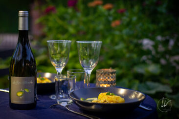 Photographie vin réseaux sociaux Compagnie de Burgondie Diner romantique accord mets et vins