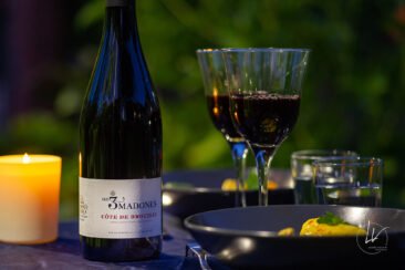 Photographie vin réseaux sociaux Compagnie de Burgondie Diner romantique accord mets et vins