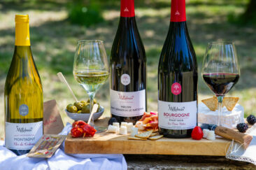 Ambiances bouteilles & accords mets et vins : un shooting pour Millebuis