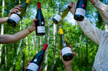 Ambiances bouteilles & accords mets et vins : un shooting pour Millebuis