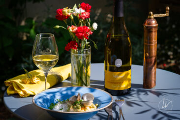 Ambiances bouteilles & accords mets et vins : un shooting pour Millebuis