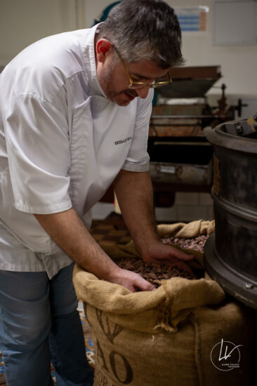 Photographe culinaire - reportage métier chocolatier Allex Chalon-sur-Saône