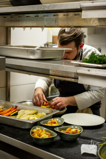 Photographe culinaire Lyon - Restaurant Dell'Anima - en cuisine