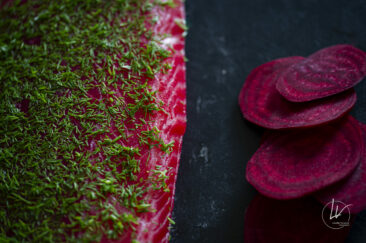 Photographe culinaire - Shooting produit saumon fumé Label Rouge - Fumage de Bourgogne (71)
