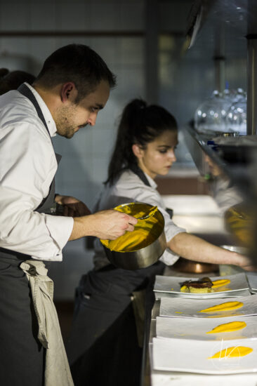 Photographe culinaire - Reportage en cuisine dîner gastronomique - Cédric Burtin et Fréderic Doucet