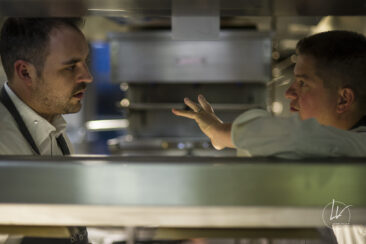 Photographe culinaire - Reportage en cuisine dîner gastronomique - Cédric Burtin et Fréderic Doucet