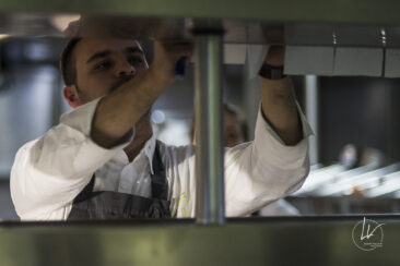 Photographe culinaire - Reportage en cuisine dîner gastronomique - Cédric Burtin et Fréderic Doucet