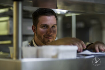 Photographe culinaire - Reportage en cuisine dîner gastronomique - Cédric Burtin et Fréderic Doucet