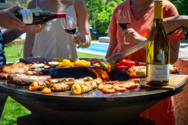Ambiances bouteilles & accords mets et vins : un shooting pour Millebuis