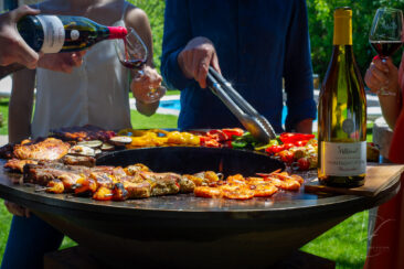 Ambiances bouteilles & accords mets et vins : un shooting pour Millebuis